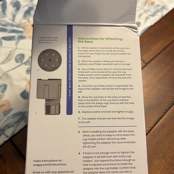 Swigzy CarCup Holder Expander Adapter  Works With Hydro Flask, Yeti, - Picture 2 of 6